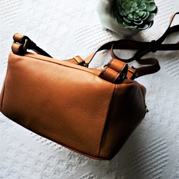 Brand New Fossil Megan Patchwork Mini Leather Backpack - Picture 7 of 10